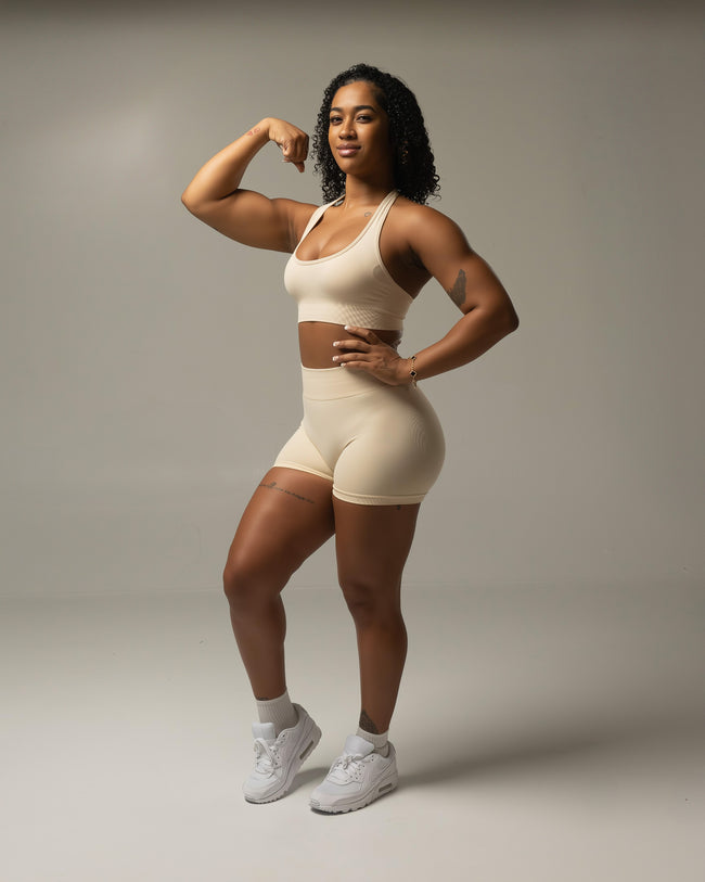 SANDSTONE HALTER BRA